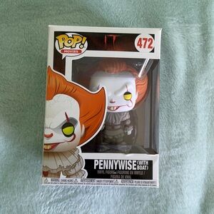 Funko Pop! Pennywise with Boat - Orange and White